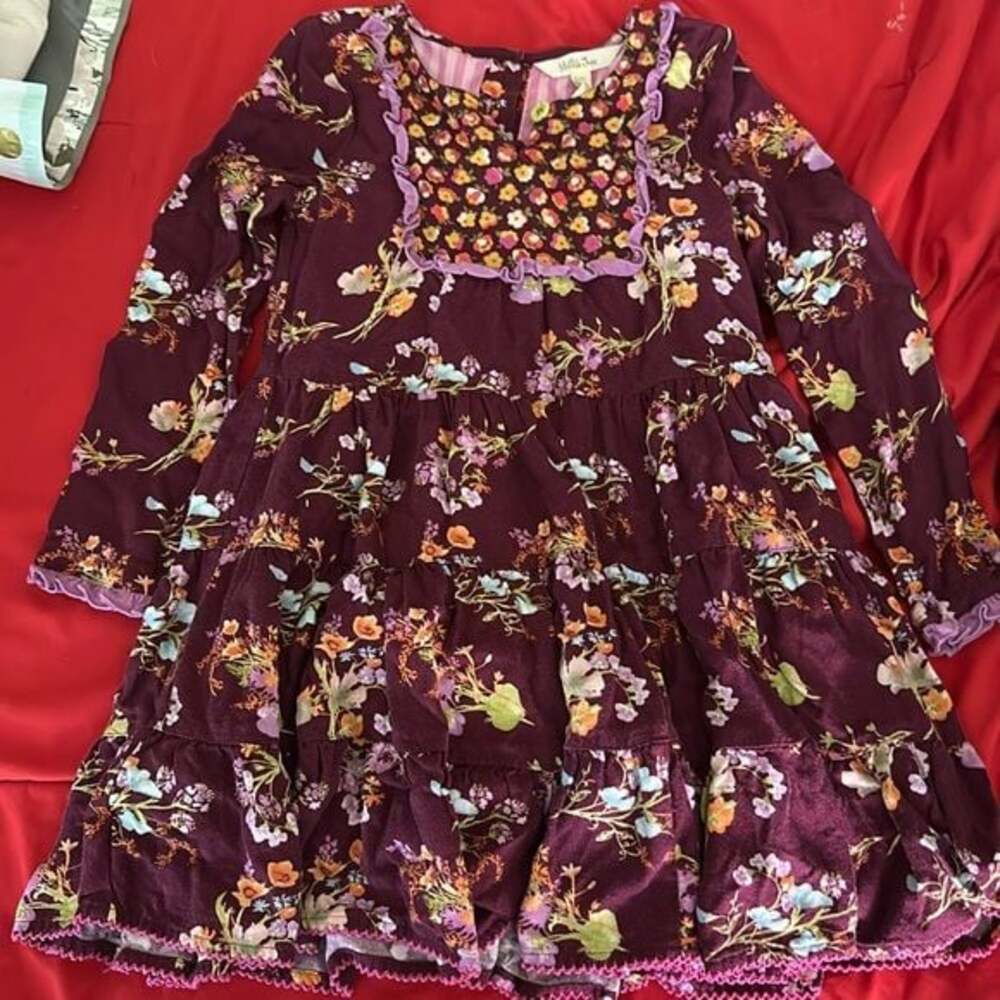 Matilda Jane Dress Make Believe Twirl Me Floral Dress Size 6